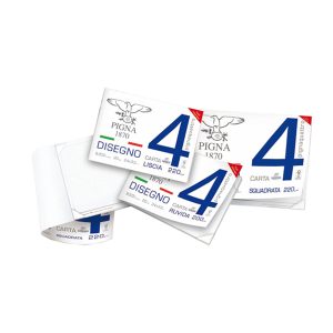 Blocco Pigna2 - 240x330mm - 4 angoli - 20fg - 110gr - ruvido - Pigna - immagine 1