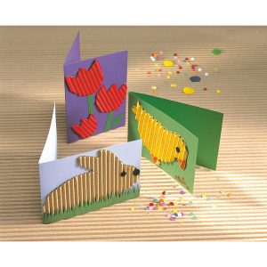 Cartoncino ondulato Cannetè 2200 - 25 x 35 cm - colori assortiti - DECO - conf. 10 fogli - immagine 2