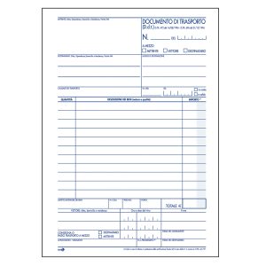 Documento di trasporto - 150 x 225mm - 50 x 3 copie - BM - immagine 1
