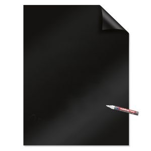 Fogli elettrostatici Magic Chart - 60 x 80 cm - nero - Legamaster - rotolo da 25 pezzi - immagine 1