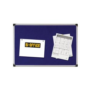 Pannello Maya Felt Board - feltro blu - 90 x 120 cm - Bi-Office - immagine 1
