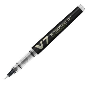 Roller Hi Tecpoint V7 ricaricabile Begreen con cappuccio  - punta 0,70mm - nero - Pilot - immagine 1