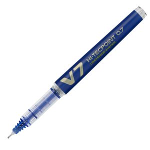 Roller Hi Tecpoint V7 ricaricabile Begreen con cappuccio - punta 0,70mm - blu  - Pilot - immagine 1