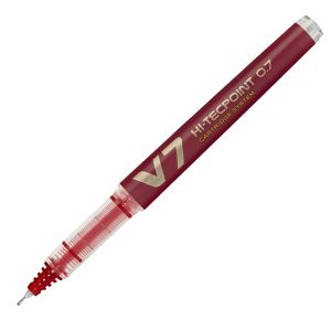 Roller Hi Tecpoint V7 ricaricabile Begreen con cappuccio  - punta 0,70mm - rosso - Pilot - immagine 1