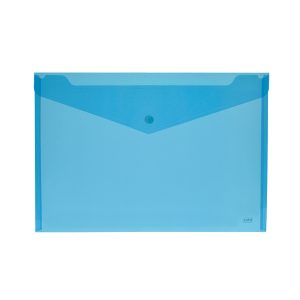 Busta con bottone - formato orizzontale - 24x18,5 cm - colori assortiti - Lebez - immagine 2