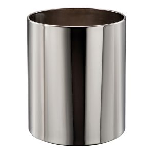 Cestino gettacarte Getsi - diametro 23 cm - H 28 cm - 12,5 L - inox brillante - Medial International - immagine 1
