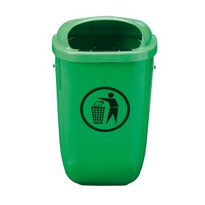 Gettacarte Classic - da esterni - 40,4 x 34,8 x 74,5 cm - 50 L - verde - Medial International - immagine 1