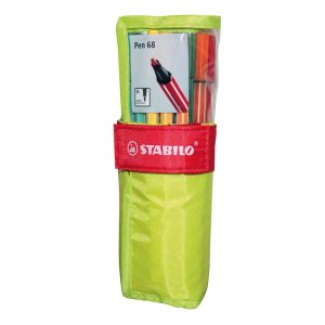 Pennarello Pen 68 - colori assortiti - Stabilo - rollerset verde 25 pezzi - immagine 1