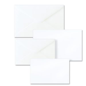 Taschetta 10 biglietti + 10 buste - Dalmazia - bianco - 90 x 140 mm - Rex Sadoch - immagine 2