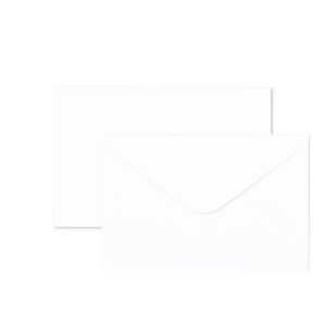 Scatola 100 biglietti + 100 buste - Bristol - bianco - 75 x 112 mm - Rex Sadoch - immagine 2