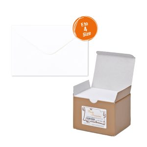 Scatola 100 buste bianche - Bristol - 75 x 112mm - Rex Sadoch - immagine 1