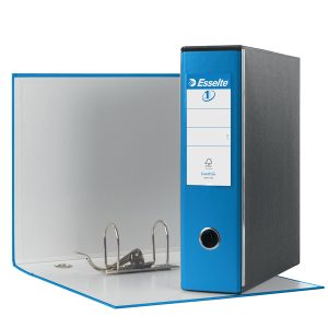Registratore Eurofile G53 - dorso 8 cm - commerciale 23x30 cm - blu vivida - Esselte - immagine 2