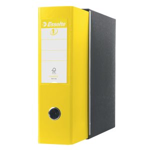 Registratore Eurofile G53 - dorso 8 cm - commerciale 23x30 cm - giallo vivida - Esselte - immagine 2