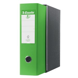 Registratore Eurofile G53 - dorso 8 cm - commerciale 23x30 cm - verde vivida - Esselte - immagine 2