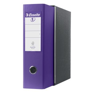 Registratore Eurofile G53 - dorso 8 cm - commerciale 23x30 cm - viola - Esselte - immagine 2
