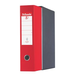 Registratore Eurofile G55 - dorso 8 cm - protocollo 23x33 cm - rosso vivida - Esselte - immagine 1