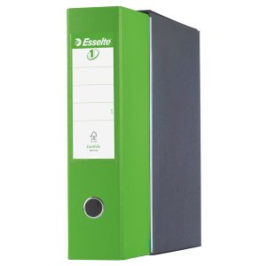 Registratore Eurofile G55 - dorso 8 cm - protocollo 23x33 cm - verde vivida - Esselte - immagine 2