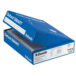 Buste forate Oxford Smart - Office - liscio - 22x30 cm - trasparente - Esselte - conf. 400 pezzi - immagine 1