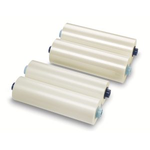Pellicola gloss Nap2 per plastificazione - 330 mm x 76 mt - 75 micron - GBC - conf. 2 bobine - immagine 1