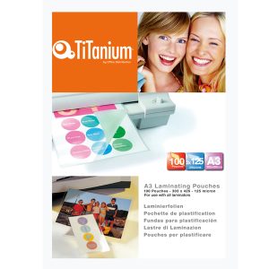Pouches - A3 - 303x426 mm - 2x175 micron - Titanium - conf. 100 pezzi - immagine 1