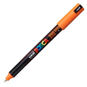 Marcatore a base d'acqua Uni Posca Pen PC1M - punta extra fine 0,7mm - arancio  - Uni Mitsubishi - immagine 1