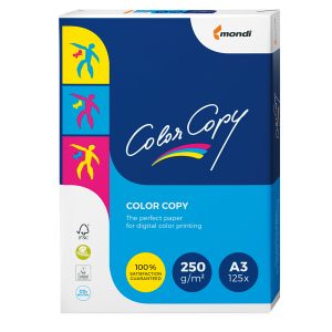Carta Color Copy - A3 - 250 gr - bianco - Mondi - conf. 125 fogli - immagine 1