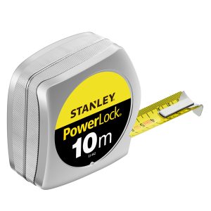 Flessometro PowerLock - 10 m - metallo - Stanley - immagine 1