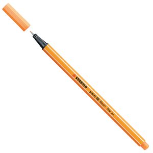 Fineliner Point 88 - tratto 0,4mm - arancio neon 054 - Stabilo - immagine 1