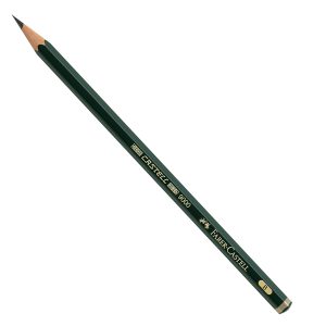 Matita in grafite Castell 9000 - gradazione B - esagonale - Faber Castell - immagine 1