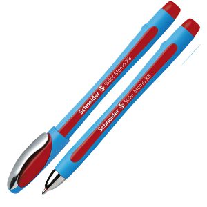 Penna a sfera Slider Memo  - punta XB - rosso - Schneider - immagine 1
