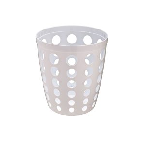 Gettacarte traforato - diametro 28 cm - altezza 27 cm - 12 L - bianco - Medial International - immagine 1