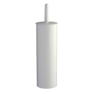 Portascopino Basica - da terra - ABS - diametro 10,3 cm - altezza 39,5 cm - bianco - Medial International - immagine 1