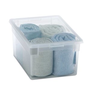 Contenitore multiuso Light Box M/2 - 19,5x28x13,2 cm - 6 L - plastica -  trasparente - Terry - immagine 1
