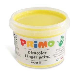 Ditacolor colori a dita - 100ml  - c/pennello - Primo - valigetta 6 colori - immagine 3