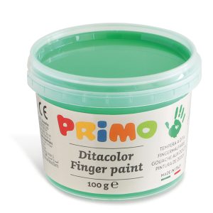 Ditacolor colori a dita - 100ml  - c/pennello - Primo - valigetta 6 colori - immagine 5