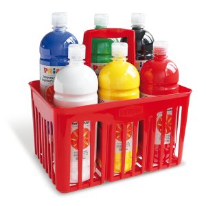 Tempera pronta Primi Passi - 1 L - colori assortiti - Primo - conf. 6 pezzi - immagine 1