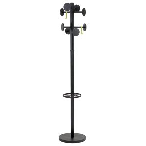 Appendiabiti Stand3 - 8 posti - 175 x 37 cm - nero - Alba - immagine 1