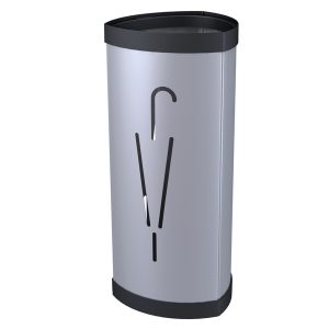 Portaombrelli - diametro 26 cm - H 60 cm - metallo - silver - Alba - immagine 1