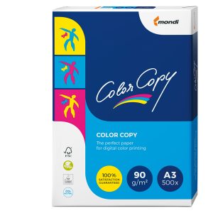 Carta Color Copy - A3 - 90 gr - bianco - Mondi - conf. 500 fogli - immagine 1