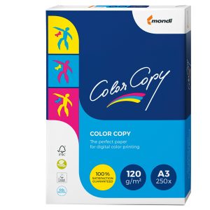 Carta Color Copy - A3 - 120 gr - bianco - Mondi - conf. 250 fogli - immagine 1