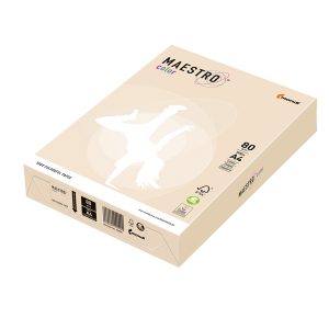 Carta Maestro Color - A4 - 80 gr - avorio/crema tenue CR20 - Mondi - conf. 500 fogli - immagine 1