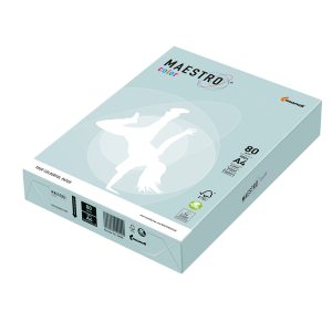 Carta Maestro Color - A4 - 80 gr - azzurro tenue BL29 - Mondi - conf. 500 fogli - immagine 1