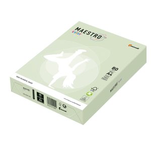 Carta Maestro Color - A4 - 80 gr - verde tenue GN27 - Mondi - conf. 500 fogli - immagine 1