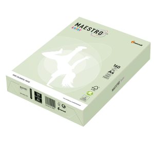 Carta Maestro Color - A4 - 160 gr - verde tenue GN27 - Mondi - conf. 250 fogli - immagine 1
