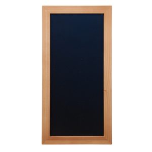 Lavagna Woody - teak - 20 x 40 cm - Securit - immagine 1