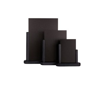 Lavagna da tavolo Elegant - A4 - 27,5 x 32 x 7 cm - nero - Securit - immagine 1