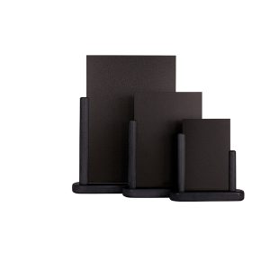 Lavagna da tavolo Elegant - A6 - 15,5 x 17 x 5 cm - nero - Securit - immagine 1