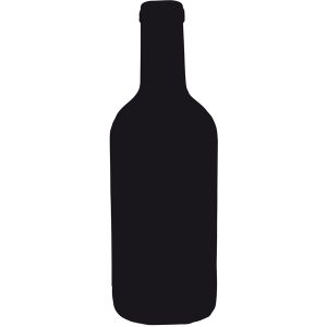 Lavagna da parete Silhouette - 49,5 x 19,5 cm - forma bottiglia - nero - Securit - immagine 1