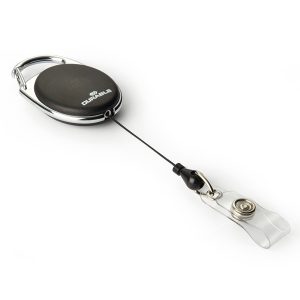 Chiocciola YO YO con filo retrattile per portabadge - Durable - conf. 10 pezzi - immagine 1