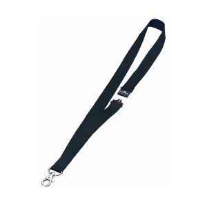 Cordoncini portabadge - larghezza 2 cm - nero - Durable - conf. 10 pezzi - immagine 1